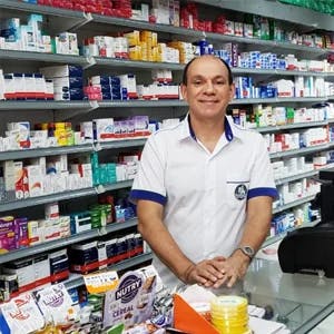 João Bosco, proprietário da Farmácia Bom Bosco